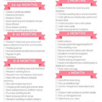 10 Printable Wedding Checklists For The Organized Bride SheKnows