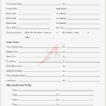 10 Sensational Wedding Song List Template With Photos In 2020