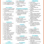 10 Wedding Planning Checklist Pdf Monthly Bud Forms Comprehensive