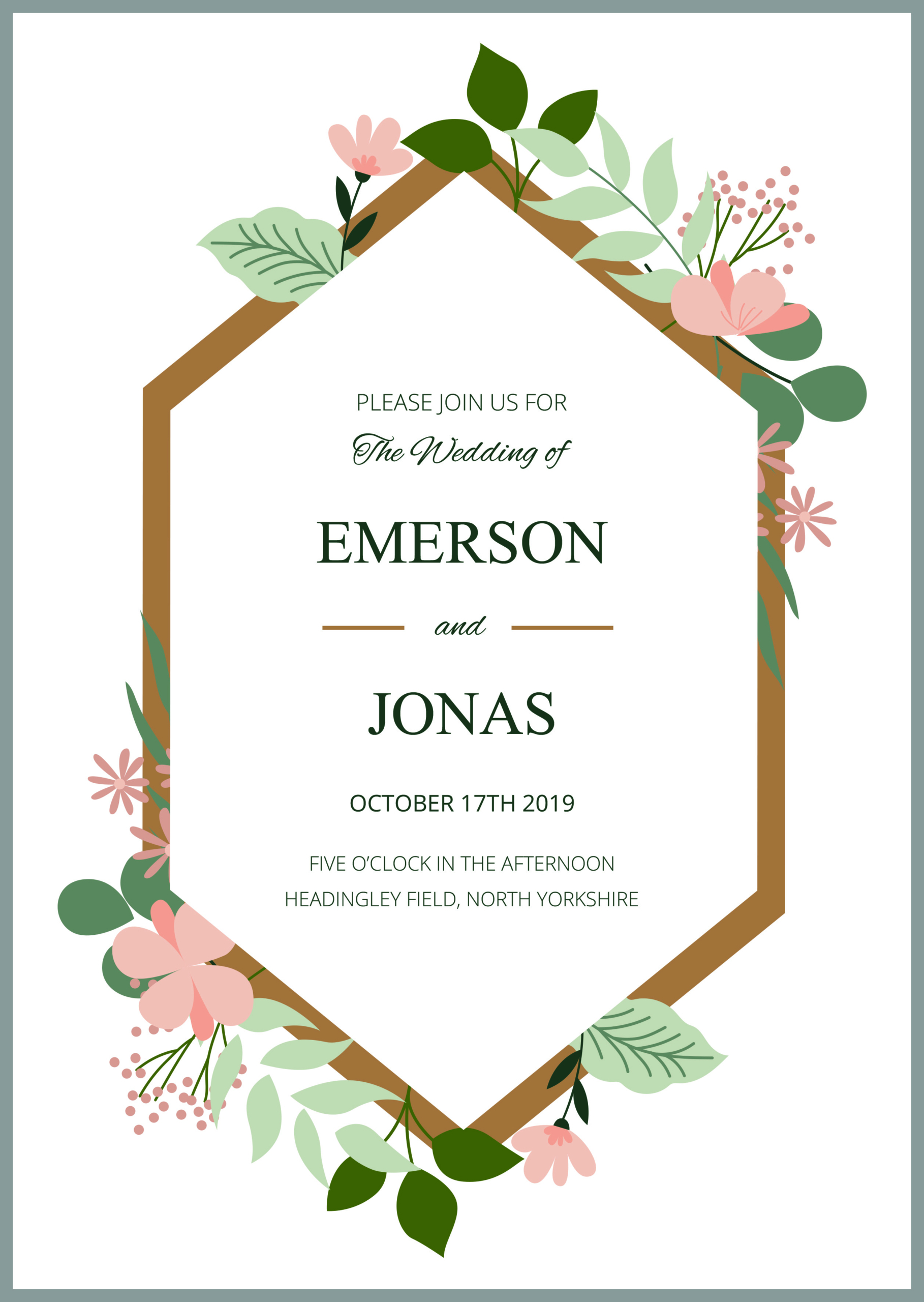 20 Free Wedding Invitation Template Cards Printable And Editable PSD