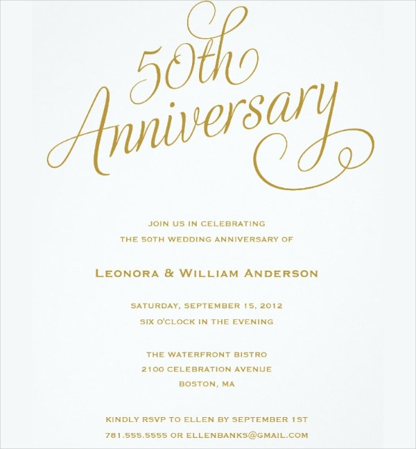 23 Wedding Anniversary Invitation Card Templates Word PSD AI 