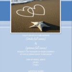 26 Beach Wedding Invitation Templates PSD AI Word Free Premium