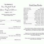 37 Printable Wedding Program Examples Templates TemplateLab