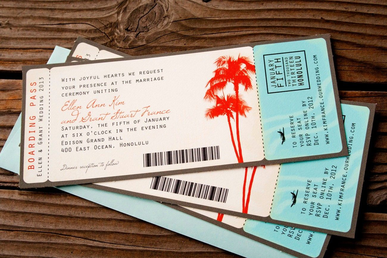 50 Beautiful Boarding Pass Invitation Template Free In 2020 Boarding 