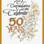 50th Anniversary Greeting Cards Oh My Fiesta Wedding