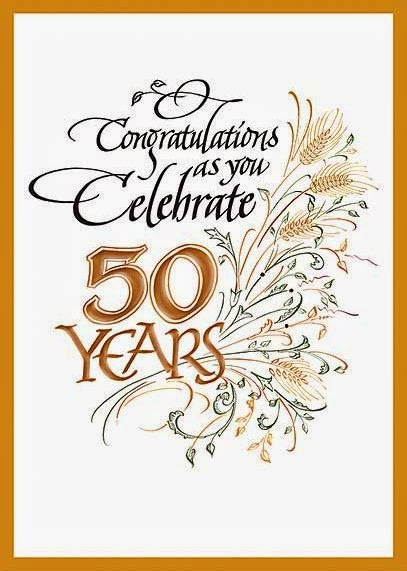 50th Anniversary Greeting Cards Oh My Fiesta Wedding 