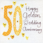 50th Wedding Anniversary Cards