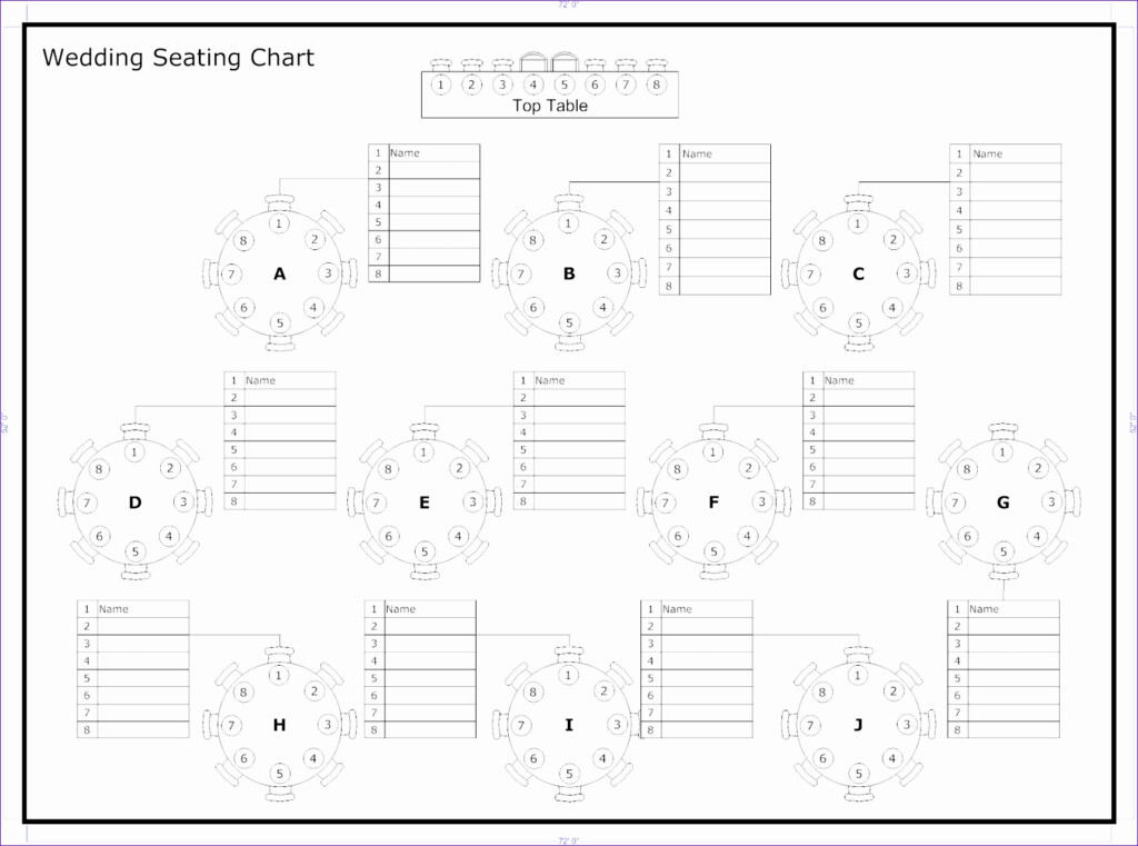 6 Wedding Seating Chart Template Excel Excel Templates