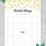 Blank Bridal Bingo Cards Template Empty Bingo Cards Etsy Bridal