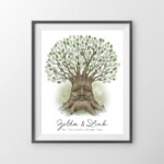 Deku Tree Zelda Wedding Guest Book Legend Of Zelda Etsy Zelda