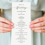 DIY Wedding Programs Wedding Templates And Printables