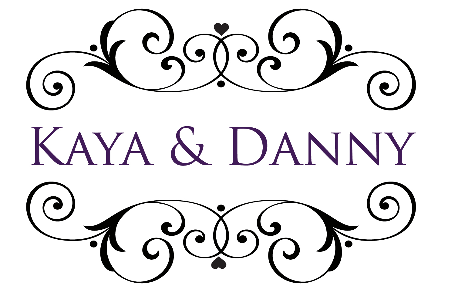 Double Trouble Designs Wedding Monograms Wine Bottle Label For Kaya