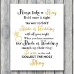 DOWNLOAD Gold Don t Say Bride Or Wedding Game Bride Bows