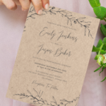 Download Printable Elegant Rustic Wedding Invitation PDF