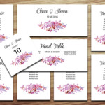 Fabulous Printable Wedding Seating Chart Template Lucas Website