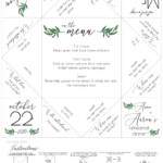 Fortune Teller Cootie Catcher Kraft Wedding Program Etsy In 2020