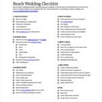 FREE 26 Sample Wedding Checklists In PDF MS Word Google Docs Pages