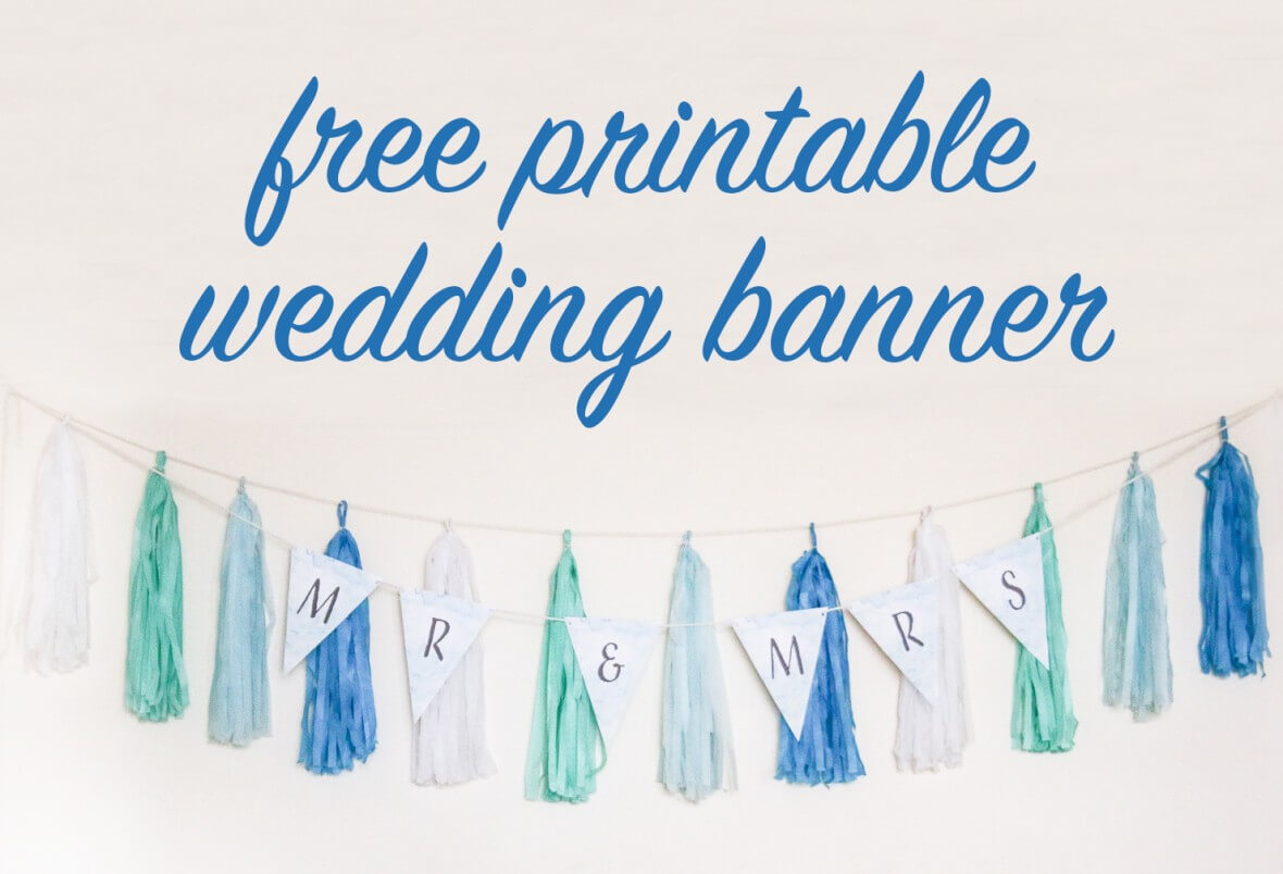 Free Diy Printable Wedding Banner In Bride To Be Banner Template 