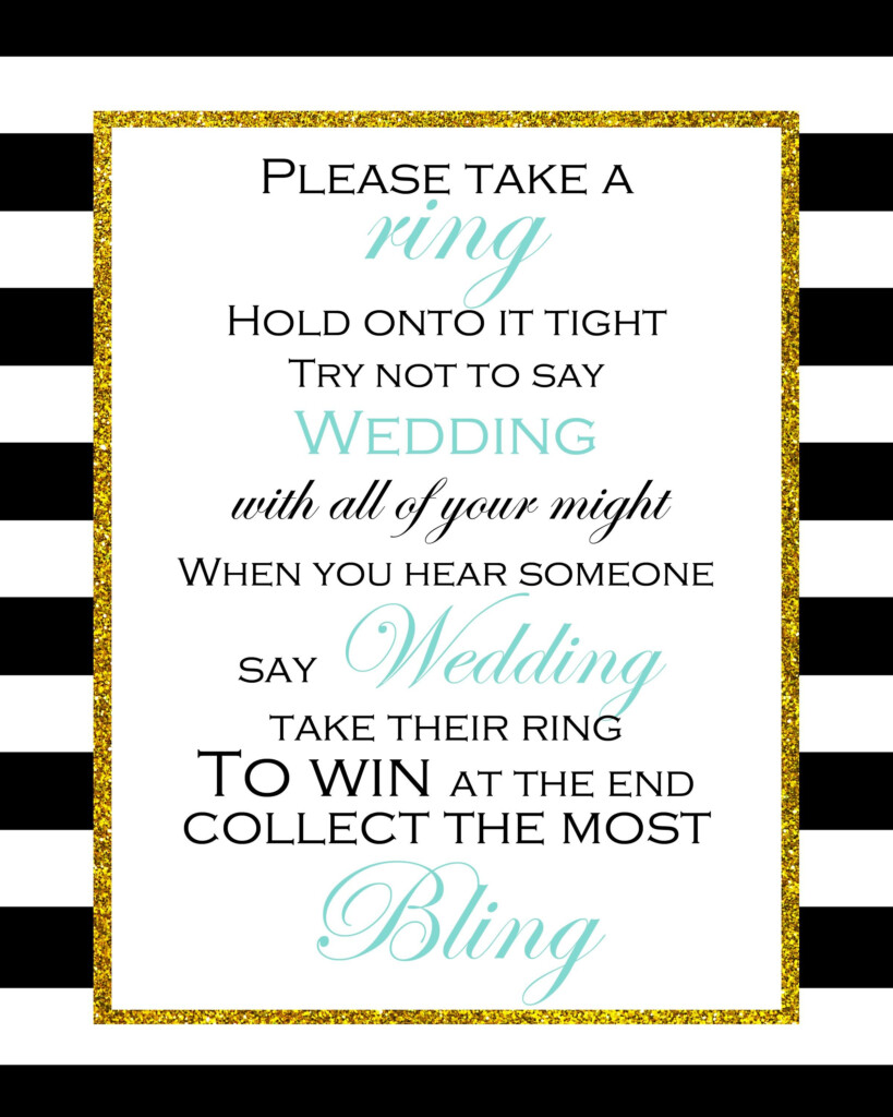 FREE Don t Say Wedding Game Magical Printable Bridal Shower 