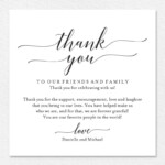 FREE Editable Thank You Tag Wedding Thank You Tags Gift Tags Wedding