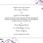Free Microsoft Word Wedding Invitation Templates Free Wedding