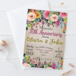 Free Printable 30Th Wedding Anniversary Invitations