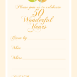 Free Printable Party Invitations Free 50th Wedding Anniversary