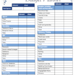 Free Printable Wedding Budget Planner And Worksheet Template