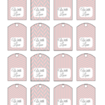 Free Printable Wedding Favor Tags