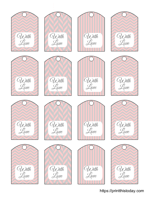 Free Printable Wedding Favor Tags