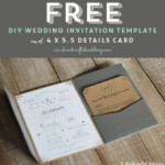 FREE Printable Wedding Invitation Template Free Printable Wedding
