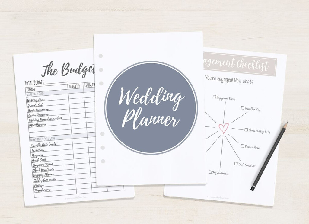 Free Printable Wedding Planner A5 Letter Libro Wedding Planner 