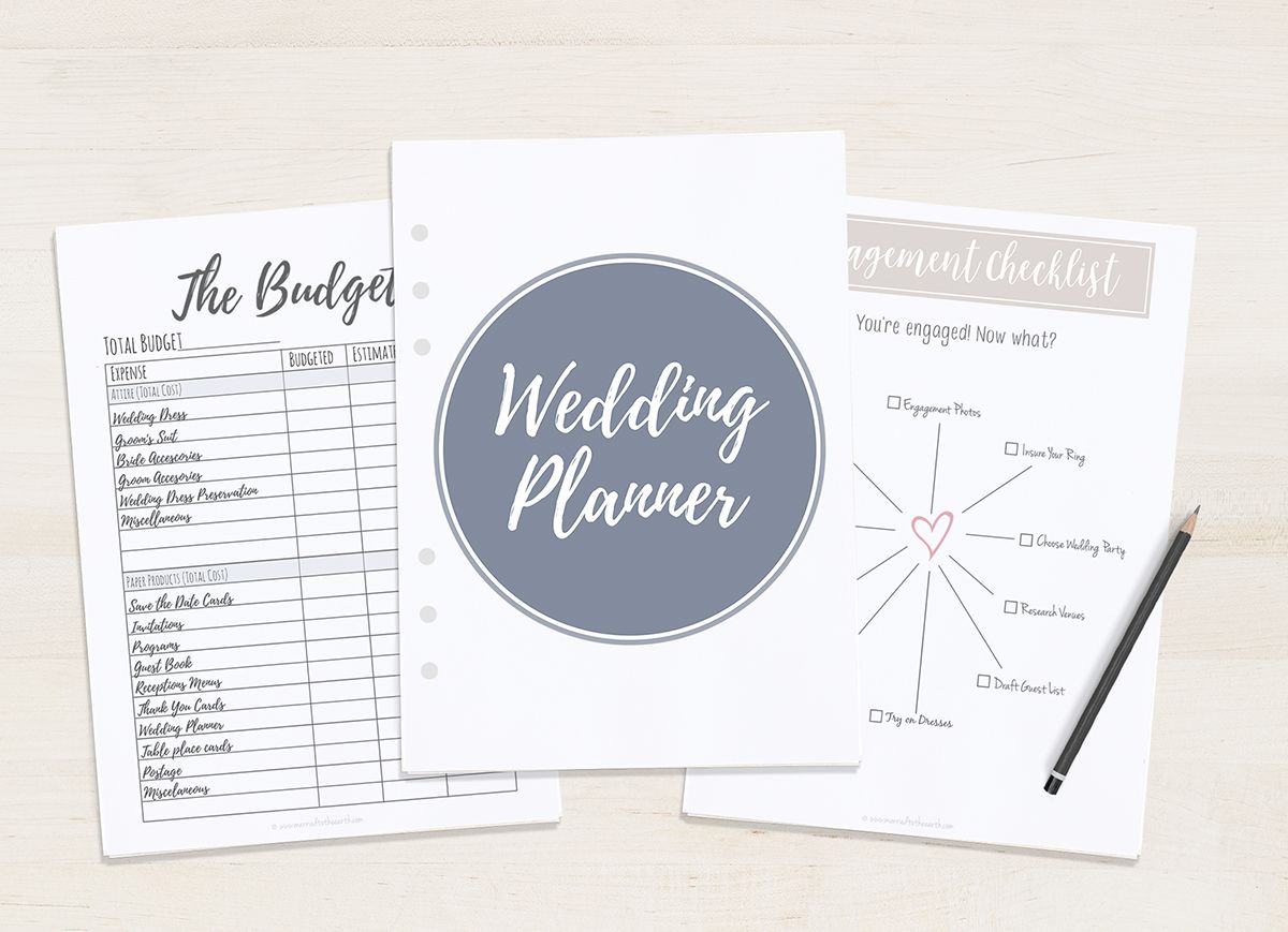 Free Printable Wedding Planner A5 Letter Libro Wedding Planner 