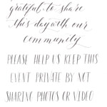 Free Unplugged Wedding Sign From Everly Calligraphy