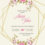 Free Wedding Invitation Card Template Mockup PSD Designbolts