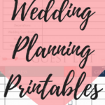 FREE Wedding Planning Printables Clarks Condensed