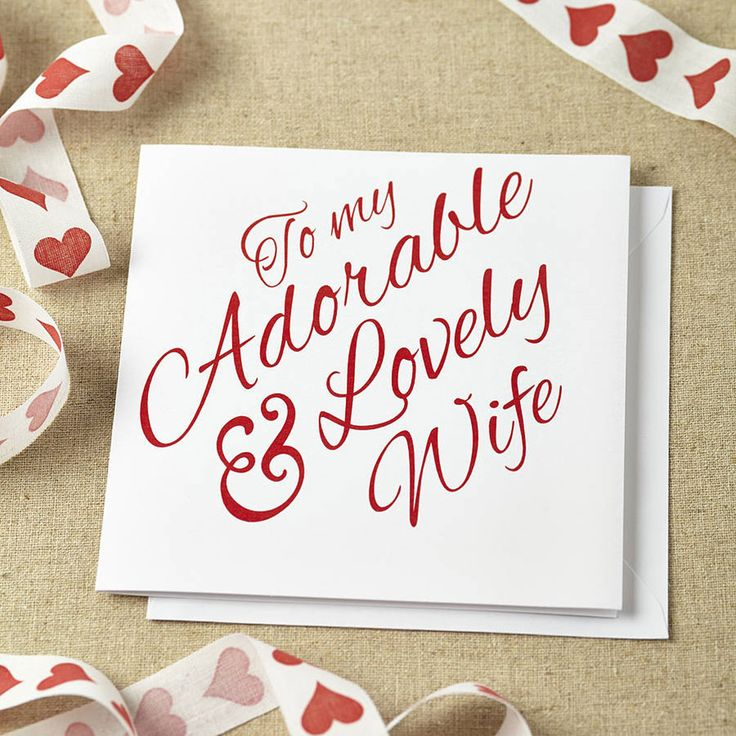 Greeting Card Adorable Wedding Anniversary Card Template For Wife Anni 