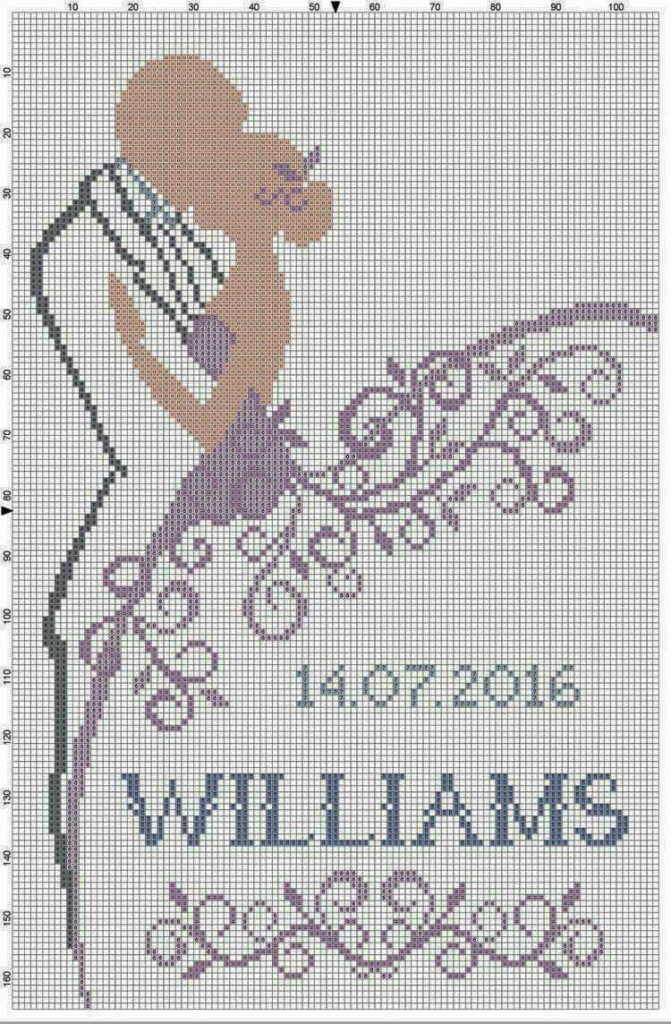 Handy 24 Wedding Cross Stitch Charts Free Wedding Cross Stitch 