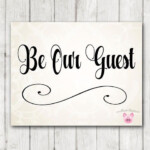 Instant Download Be Our Guest Wedding Sign Wedding Signage Etsy