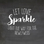 Let Love Sparkle Light The Way For The Newlywed Free Wedding