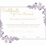 Marriage Covenant Certificate Template Best Of Free Printable Purple