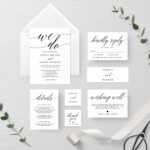 Modern Script Wedding Invitation Suite MSC Berry Berry Sweet