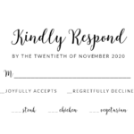 Our Wedding RSVP Card Template Free Greetings Island Rsvp