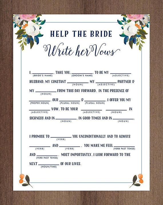 Pin By Becky Nimoy Stationery On Etsy Wedding Vows Template Vows 