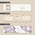 Pin By Marissa DeCinque Art On Branding Wedding Bottle Labels Water