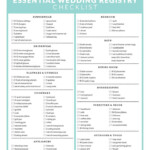 Pin By Southern Living On Weddings Wedding Registry Checklist