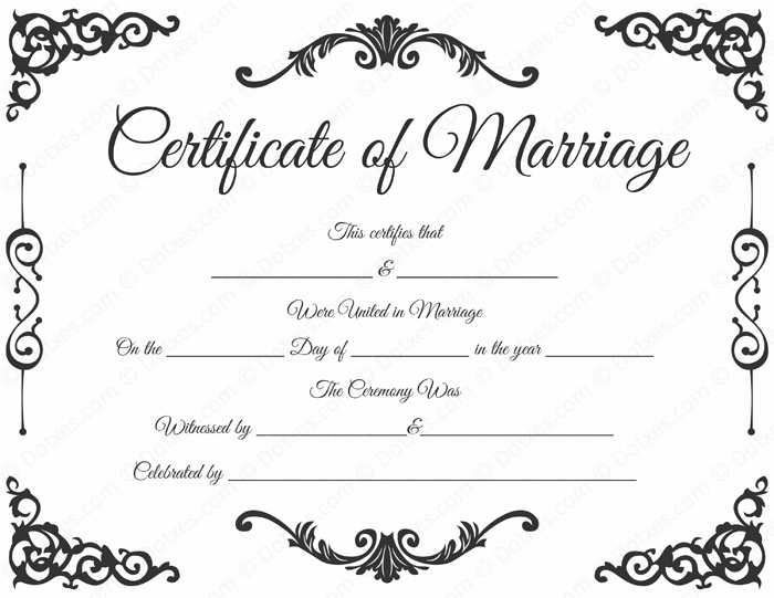 Pin On Printable Marriage Certificates