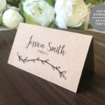 Pin On Wedding Name Cards