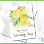 Printable Wedding Card Best Wishes Wedding Cards Etsy