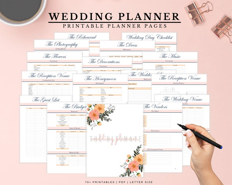 Printable Wedding Checklist Planner